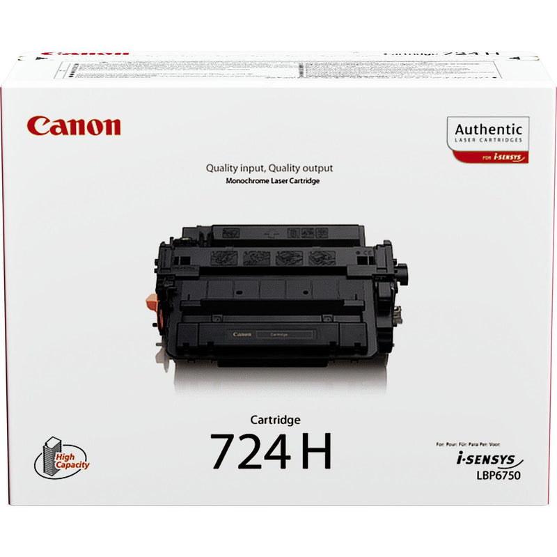 Canon Original Toner 724H schwarz hohe Ergiebigkeit 12.500 Seiten (3482B002)