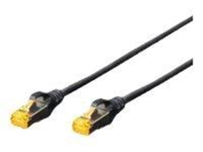 DIGITUS CAT 6A S/FTP Patchk..10m.SW - Schwarz - 10 meter