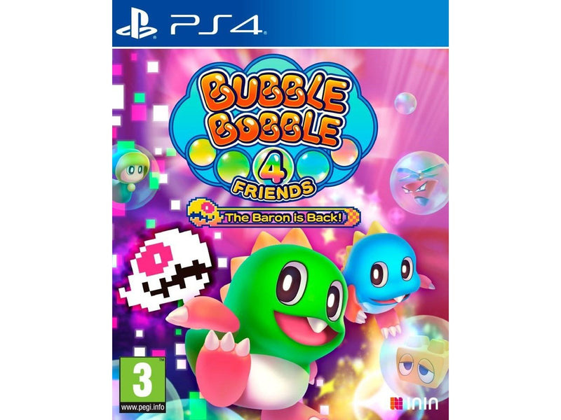 Bubble Bobble 4 Friends – The Baron is Back - Sony PlayStation 4 - Platformer - PEGI 3
