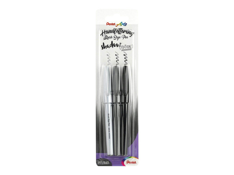 Pentel XSES15/3-ANN2 Brush Sign Pen SHAD