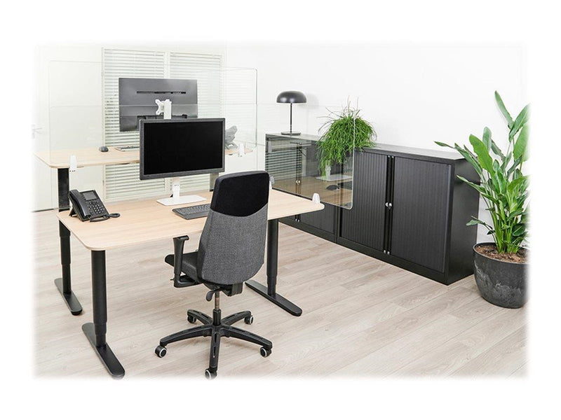 Neomounts NS-GLSPROTECT100 - partition screen - 100 x 65 cm - transparent