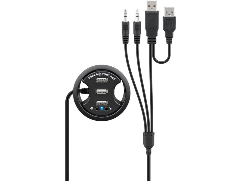 Pro Connect USB/Audio Verlängerung USB-Hubs - 3 - Schwarz