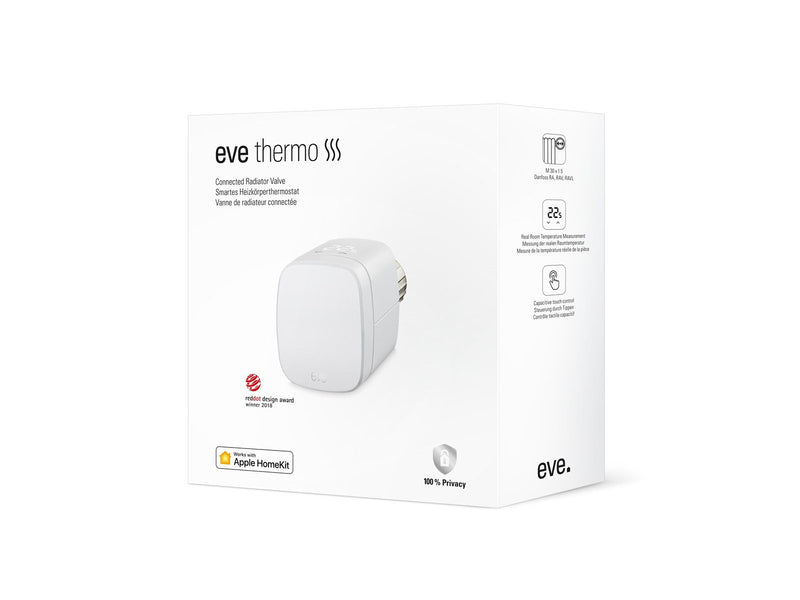 Eve Thermo - Connected Radiator Valve for Apple HomeKit