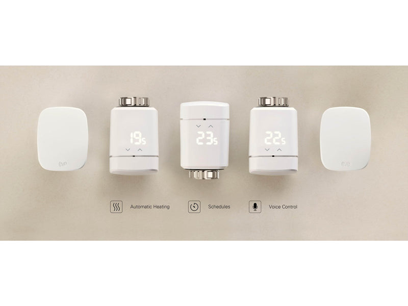 Eve Thermo - Connected Radiator Valve for Apple HomeKit (2-Pack)