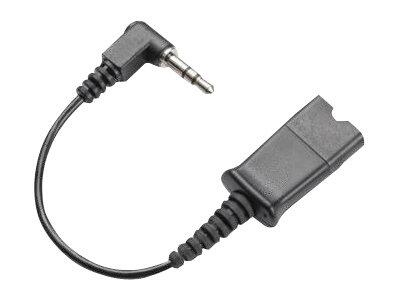 Poly Headsetadapter Mini-Stecker männlich zu Quick Disconnect männlich