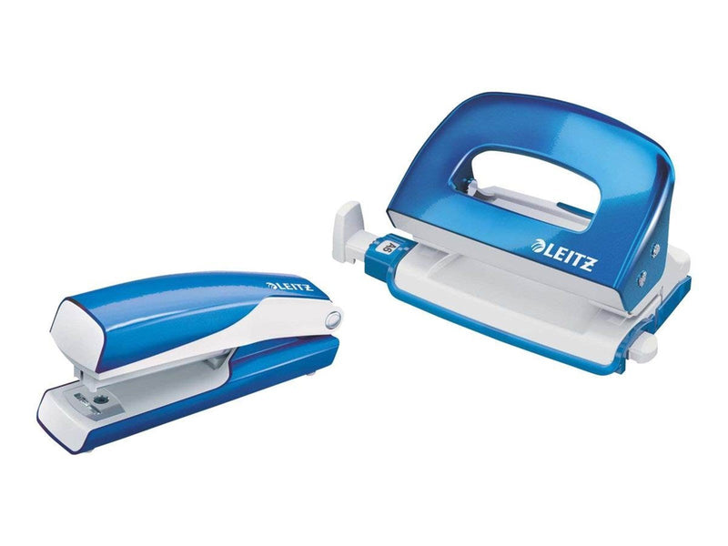 Leitz  NeXXt WOW Set Mini-Heftgerät und -Locher Blau