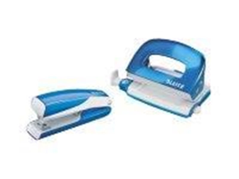 Leitz  NeXXt WOW Set Mini-Heftgerät und -Locher Blau