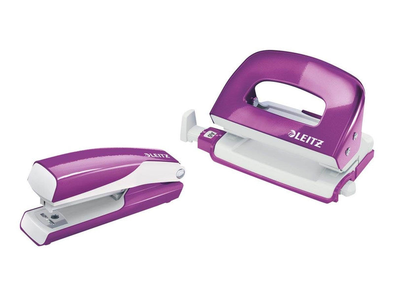 Leitz  NeXXt WOW Set Mini-Heftgerät und -Locher Violett