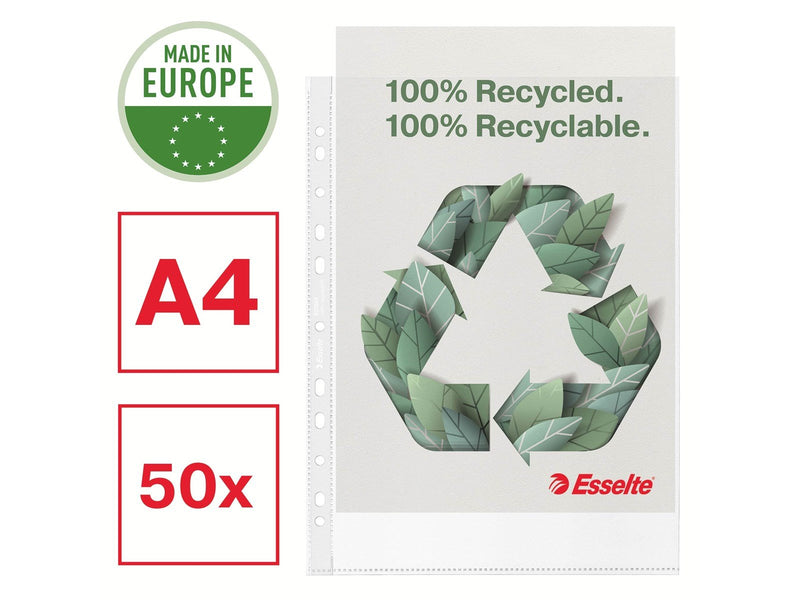 Esselte Premium Prospekthülle 100% recycelt A4