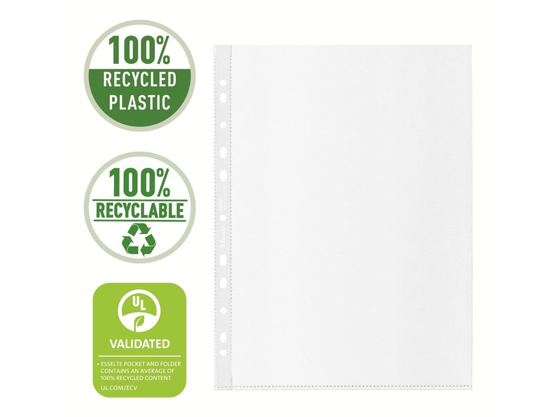 Esselte Premium Prospekthülle 100% recycelt A4