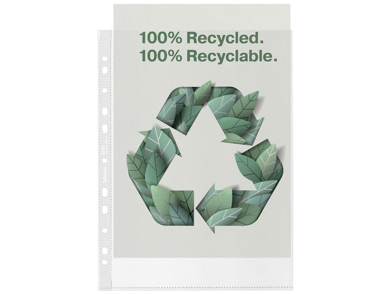 Esselte Premium Prospekthülle 100% recycelt A4