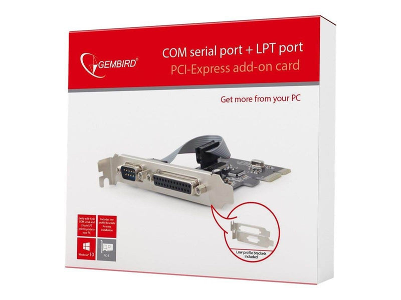 Gembird PEX-COMLPT-01 - parallel/serial adapter