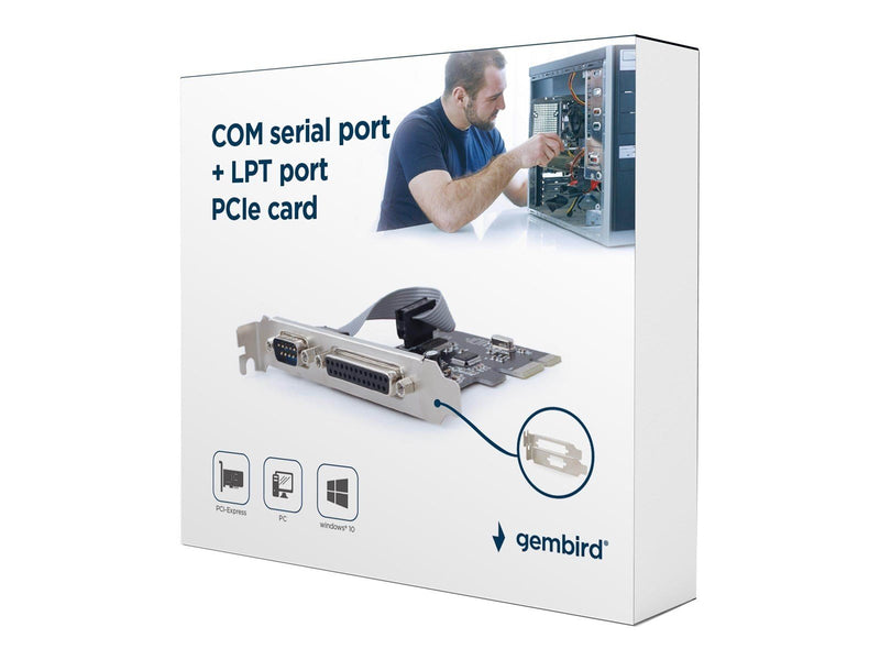 Gembird PEX-COMLPT-01 - parallel/serial adapter