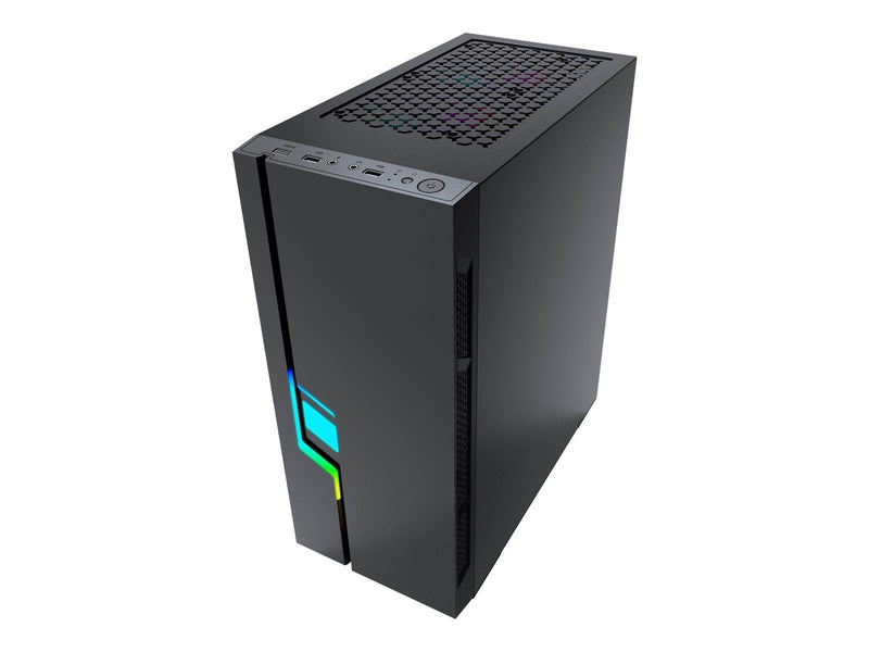 Gembird computer case Fornax 2000 - RGB LED STRIP - Gehäuse - Tower - Schwarz