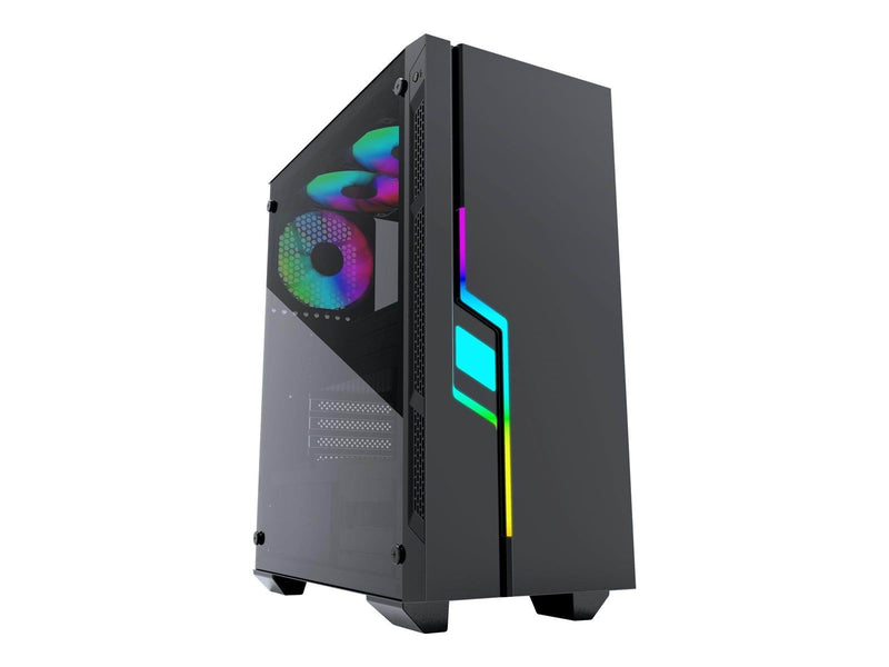 Gembird computer case Fornax 2000 - RGB LED STRIP - Gehäuse - Tower - Schwarz