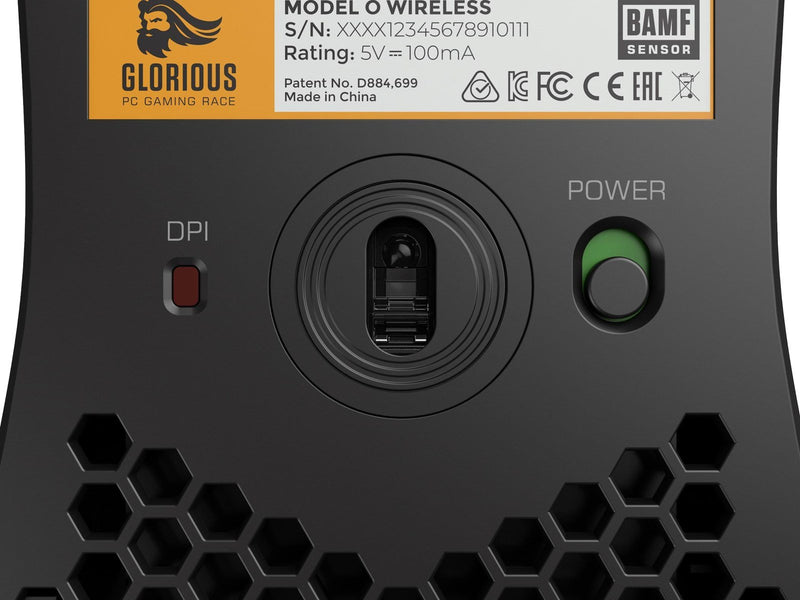 Glorious Model O Wireless - Matte Black - Gaming Maus (Schwarz mit RGB)
