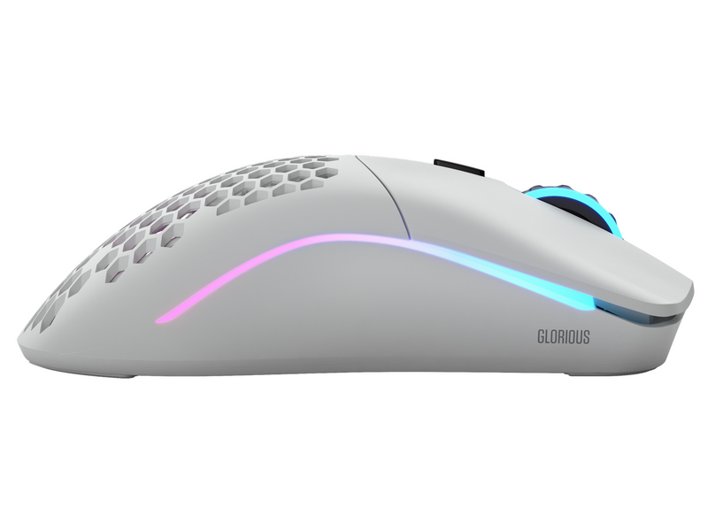 Glorious Model O Wireless - Matte White - Gaming Maus (Weiß mit RGB Licht)