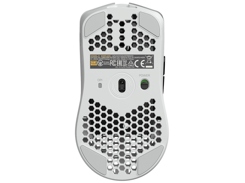 Glorious Model O Wireless - Matte White - Gaming Maus (Weiß mit RGB Licht)