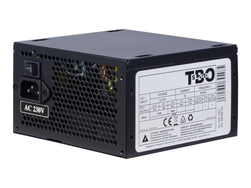 Inter-Tech Argus SL-500 TBO Netzteile - 500 Watt - 120 mm - ATX 2.03 - 80 Plus