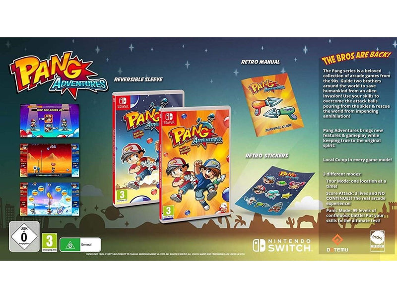 Pang Adventures (Buster Edition) - Nintendo Switch - Platformer - PEGI 3