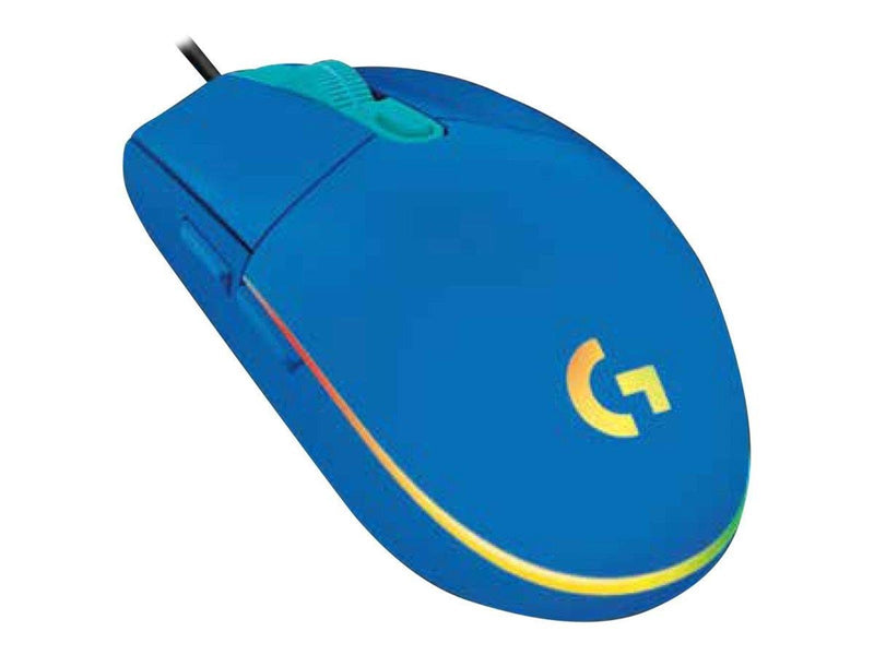 Logitech G102 LIGHTSYNC - Blue - Gaming Maus (Schwarz mit RGB)