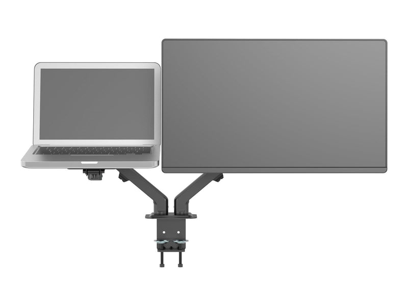 Vision Monitor Desk Arm Dual Matt Black