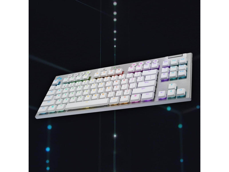 Logitech G915 TKL LIGHTSPEED Wireless GL Tactile - Gaming Tastaturen - Universal - Weiss