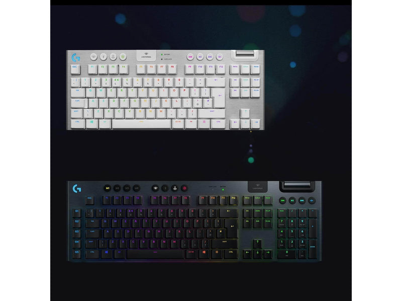 Logitech G915 TKL LIGHTSPEED Wireless GL Tactile - Gaming Tastaturen - Universal - Weiss