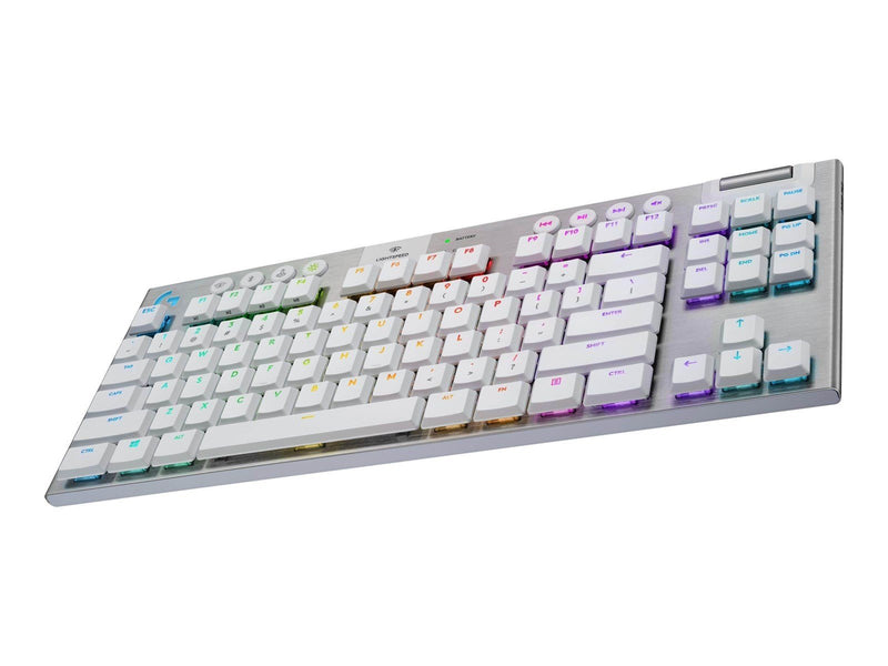 Logitech G915 TKL LIGHTSPEED Wireless GL Tactile - Gaming Tastaturen - Universal - Weiss