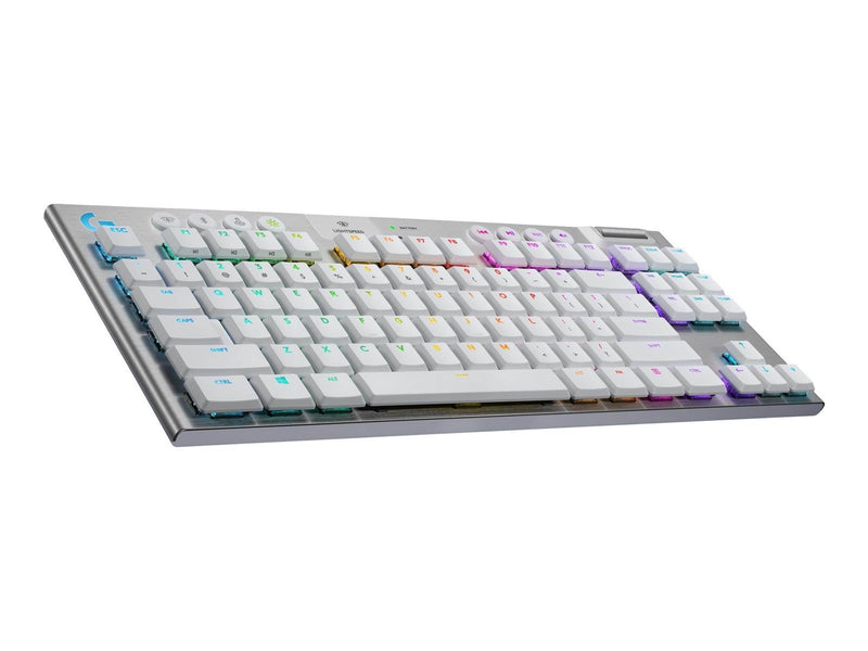 Logitech G915 TKL LIGHTSPEED Wireless GL Tactile - Gaming Tastaturen - Universal - Weiss
