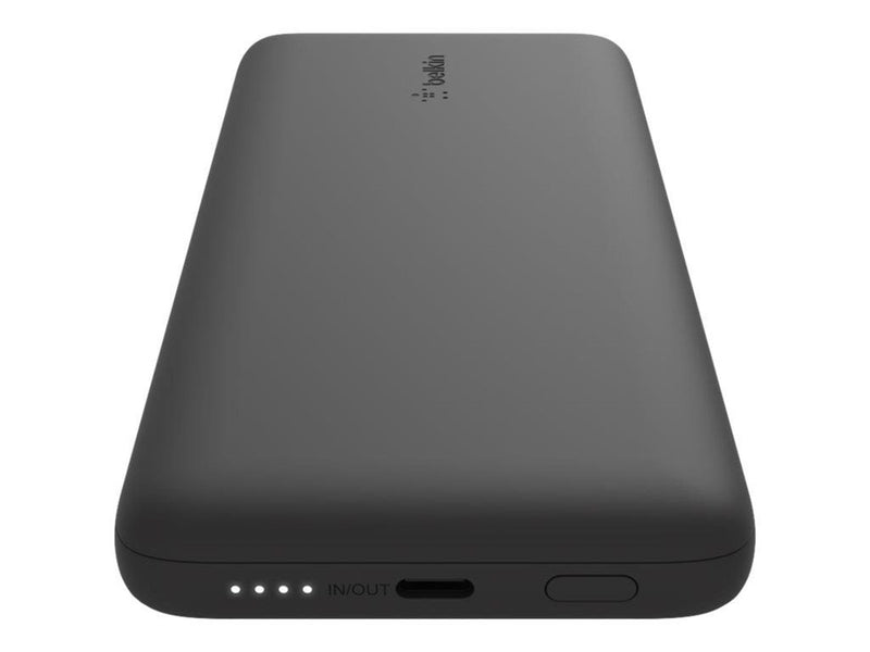 Belkin 10K PD Power Bank with Integrated Cables Powerbank (Akku) - schwarz - 10000 mAh