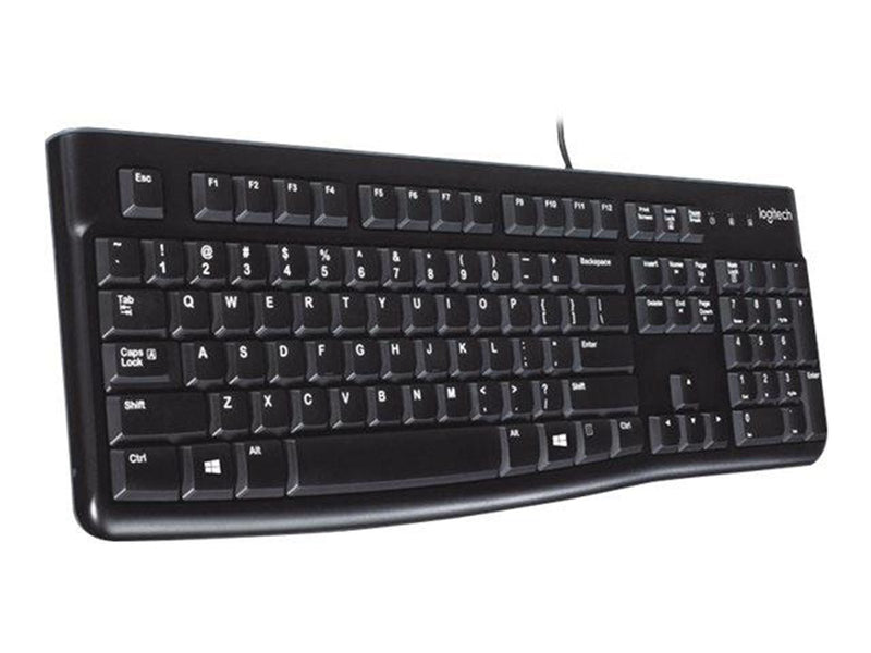 Logitech K120 Corded Keyboard - SWISS - Tastaturen - Schweiz - Schwarz
