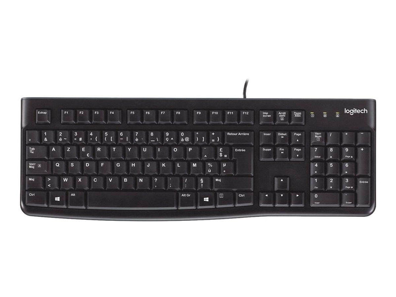 Logitech K120 Corded Keyboard - SWISS - Tastaturen - Schweiz - Schwarz