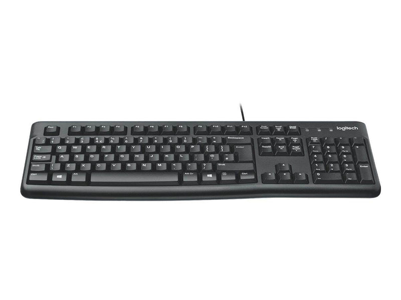 Logitech K120 Corded Keyboard - SWISS - Tastaturen - Schweiz - Schwarz