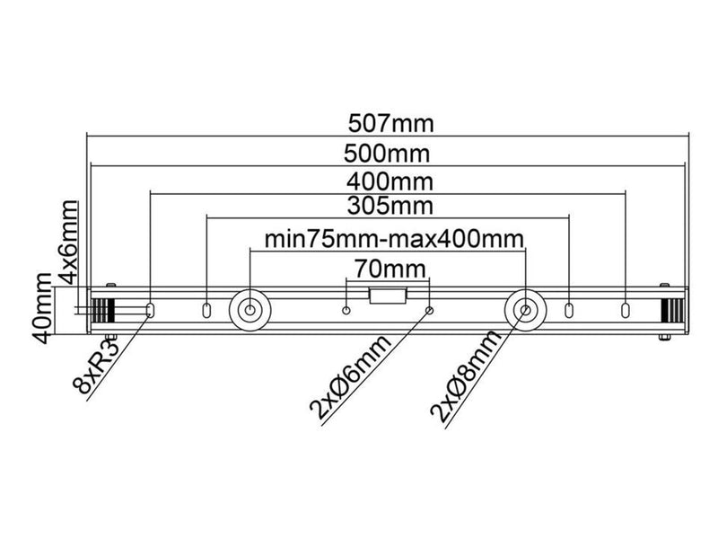Multibrackets Wandmontage Universal/26'-32