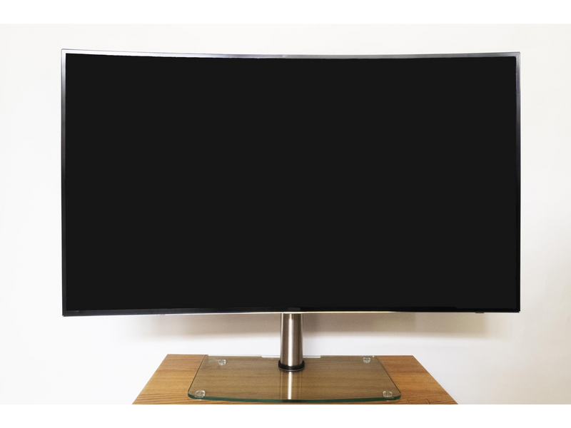 ConnecTech StandView TV Desk Mount with rotatable top. 26"-55". Alu finish 25 kg 55" From 200 x 200 mm