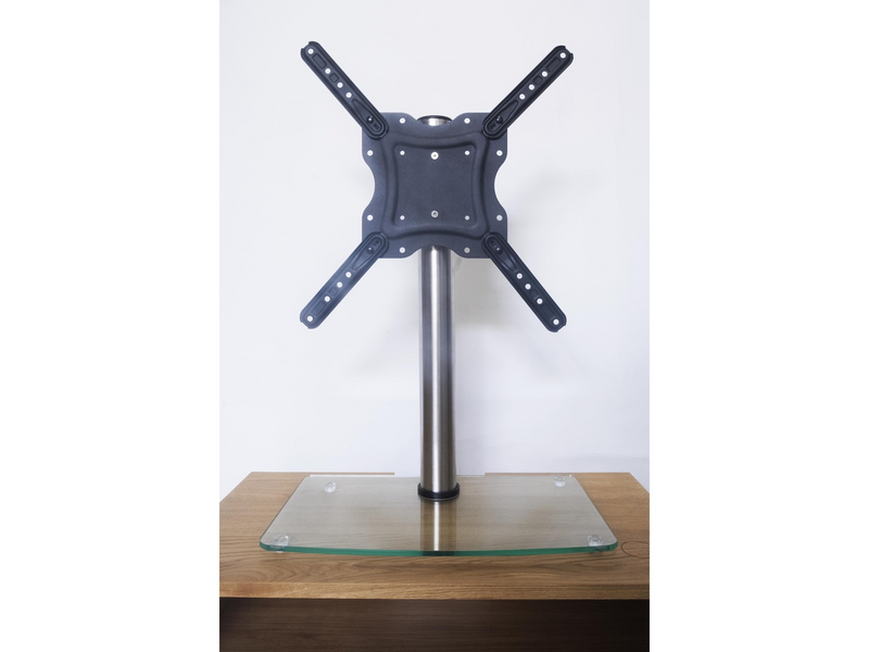 ConnecTech StandView TV Desk Mount with rotatable top. 26"-55". Alu finish 25 kg 55" From 200 x 200 mm