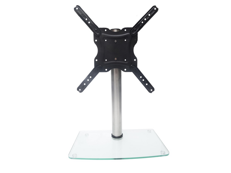 ConnecTech StandView TV Desk Mount with rotatable top. 26"-55". Alu finish 25 kg 55" From 200 x 200 mm