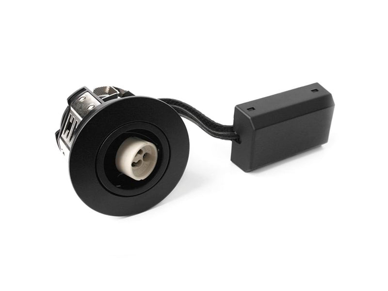 HiluX D10 outdoor recessed spot GU10, Matt black