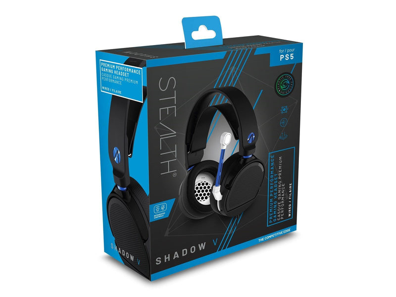 SONY DADC PS4/PS5 Stereo Gaming Headset - Shadow V Black - Wired Headset - Sony PlayStation 4