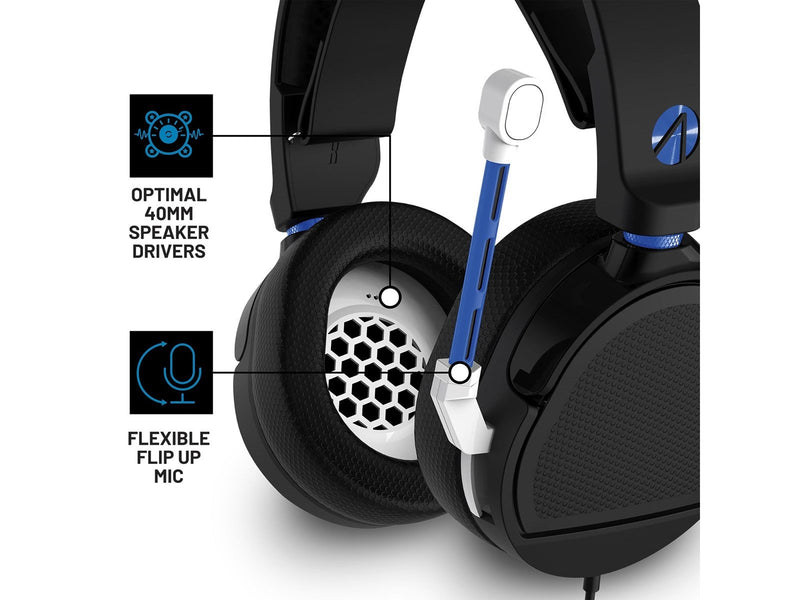 SONY DADC PS4/PS5 Stereo Gaming Headset - Shadow V Black - Wired Headset - Sony PlayStation 4