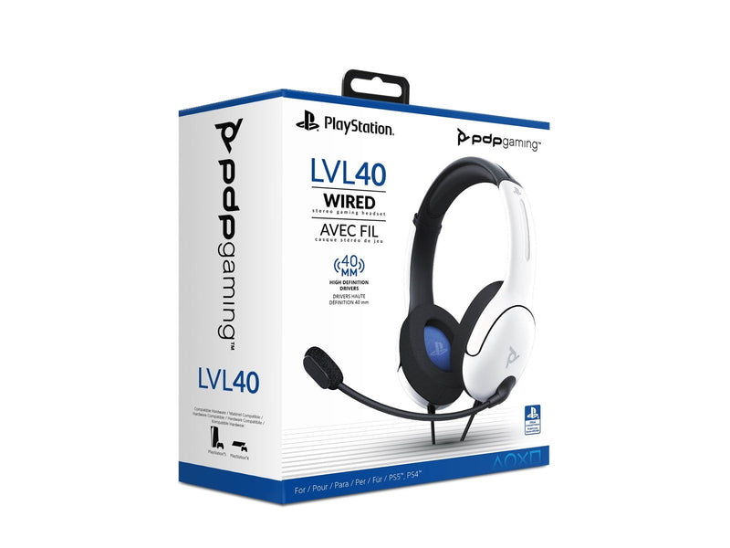 PDP AIRLITE - White - Wired Headset - Sony PlayStation 4