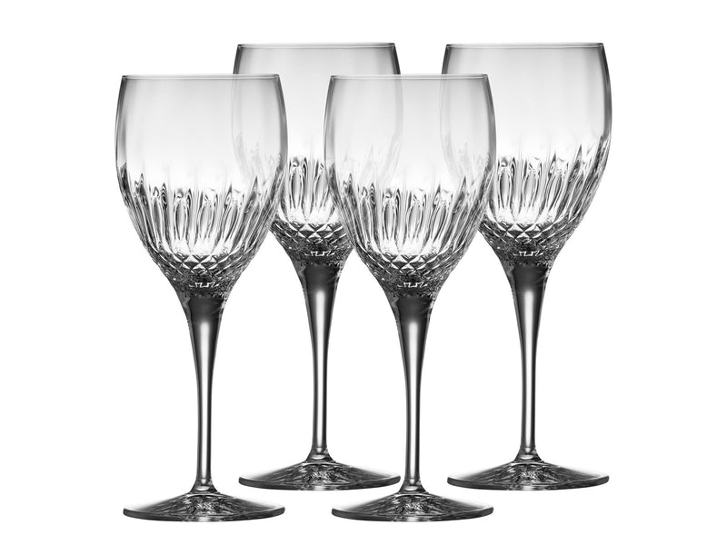Luigi Bormioli Diamante white vine glass - 4 pcs