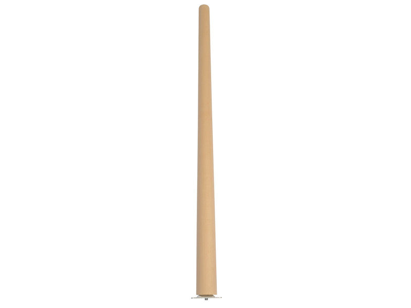 Homeit Beechwood table leg – trapezoid 80 cm (straight)