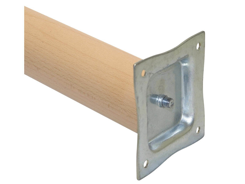 Homeit Beechwood table leg – trapezoid 80 cm (straight)