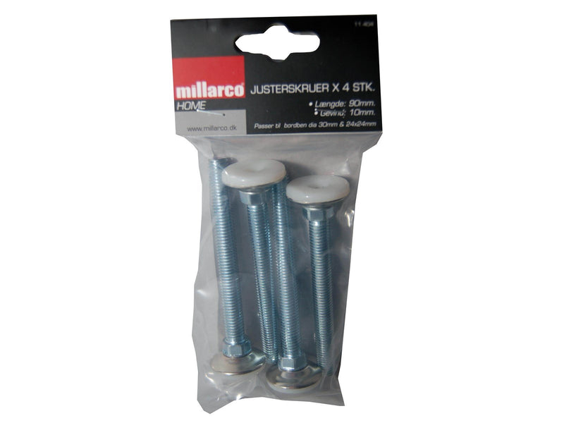 Homeit Adjusting screws x 4 - 105mm  for table leg