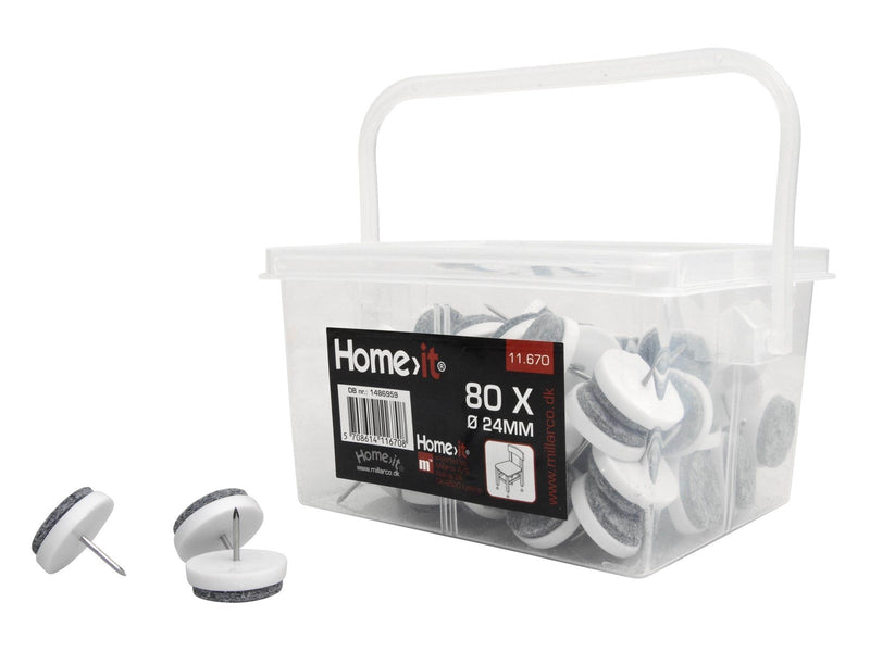Homeit Anti-slide stud with felt Ø24mm x 80