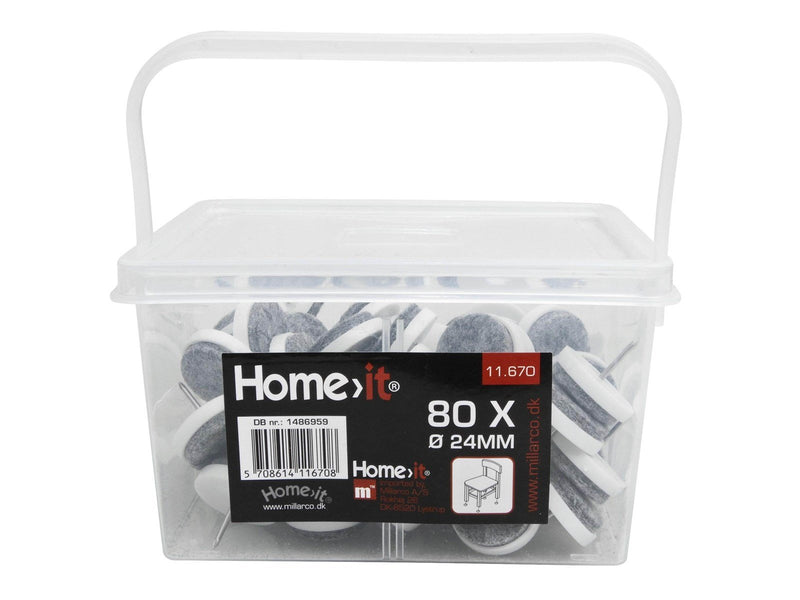 Homeit Anti-slide stud with felt Ø24mm x 80