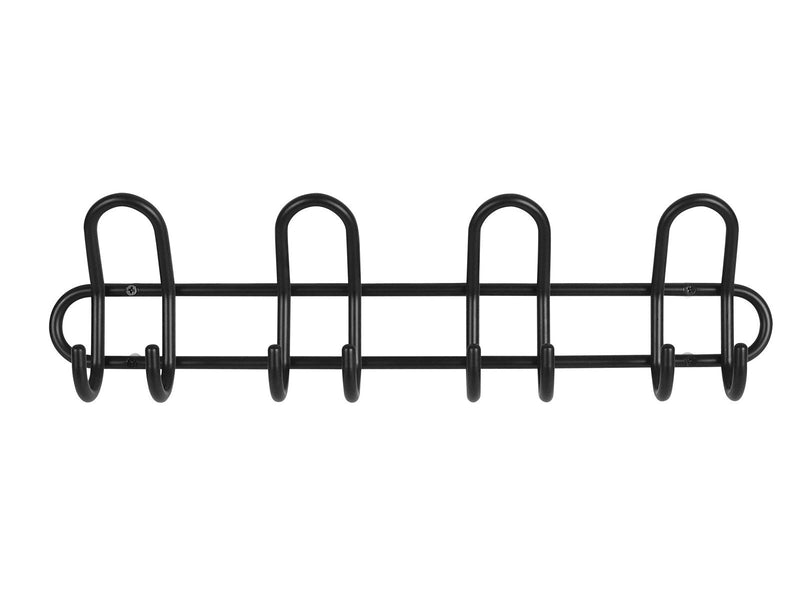 Homeit Coat rack C4 4-peg - black