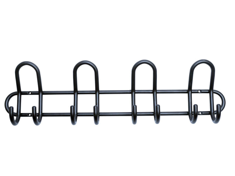 Homeit Coat rack C4 4-peg - black